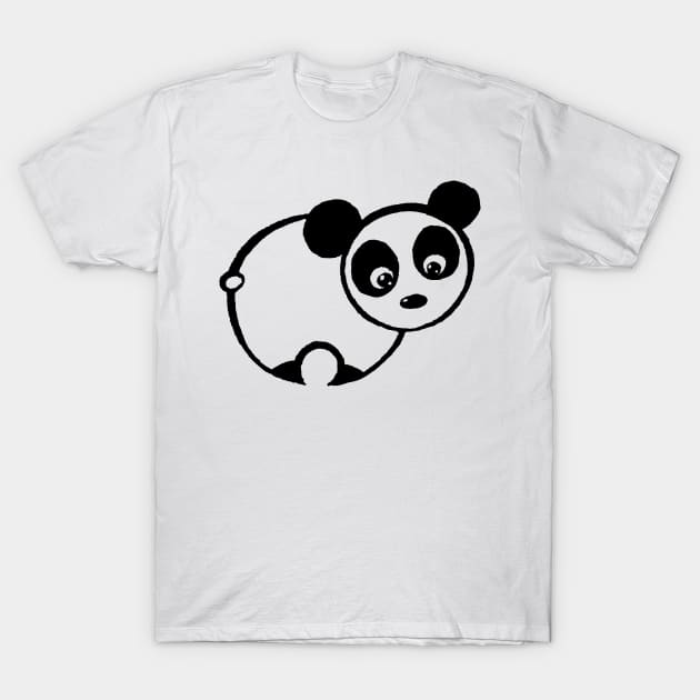 Little Panda T-Shirt by Pandabacke